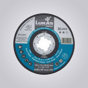 T41 CUTTING DISC FOR STAINLESS STEEL 115×1.0 MM STRAIGHT | WITH X-LOCK | A46U-BF
