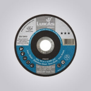 T41 CUTTING DISC FOR STAINLESS STEEL 125×1 MM STRAIGHT | FOR ANGLE GRINDER | A60Z-BF