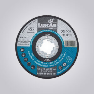 T41 CUTTING DISC FOR STAINLESS STEEL 125×1.0 MM STRAIGHT | WITH X-LOCK | A46U-BF