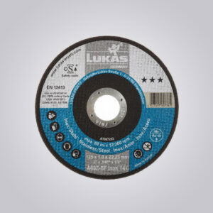 T41 CUTTING DISC FOR STAINLESS STEEL 150×1.2 MM STRAIGHT | FOR ANGLE GRINDER | A60Z-BF