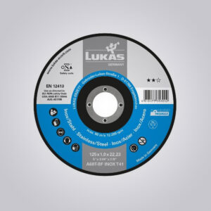 T41 CUTTING DISC FOR STAINLESS STEEL 150×1.6 MM STRAIGHT | FOR ANGLE GRINDER | A46X-BF