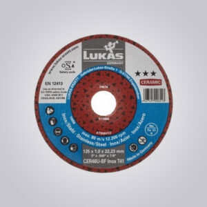T41 CUTTING DISC FOR STAINLESS STEEL 230×1.9 MM STRAIGHT | FOR ANGLE GRINDER | CERAMIC