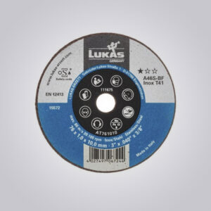 T41 CUTTING DISC FOR STAINLESS STEEL 50×1 MM STRAIGHT | BORE 10 MM | FOR STRAIGHT GRINDER