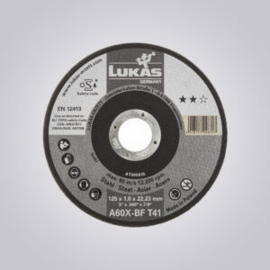 T41 CUTTING DISC FOR STEEL 115×1 MM STRAIGHT | FOR ANGLE GRINDER | A60X-BF