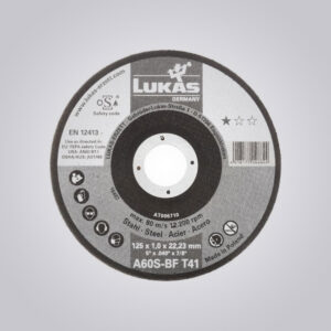 T41 CUTTING DISC FOR STEEL 125×1 MM STRAIGHT | FOR ANGLE GRINDER | A60S-BF