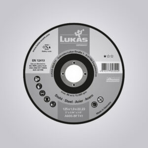 T41 CUTTING DISC FOR STEEL 125×1.6 MM STRAIGHT | FOR ANGLE GRINDER | A46T-BF