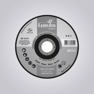 T41 CUTTING DISC FOR STEEL 125×2.5 MM STRAIGHT | FOR ANGLE GRINDER | A30X-BF
