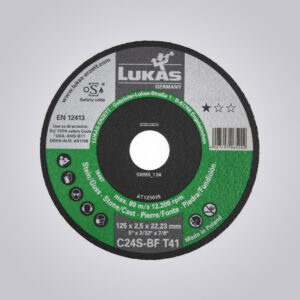 T41 CUTTING DISC FOR STONE 115×2.5 MM STRAIGHT | FOR ANGLE GRINDER | C24S-BF