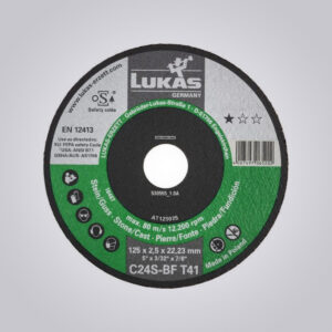 T41 CUTTING DISC FOR STONE 180×3 MM STRAIGHT | FOR ANGLE GRINDER | C24S-BF