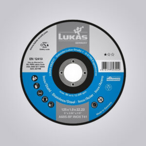 T42 CUTTING DISC FOR STAINLESS STEEL 115×2.5 MM DEPRESSED CENTRE | FOR ANGLE GRINDER | A24/30S-BF