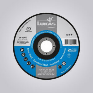 T42 CUTTING DISC FOR STAINLESS STEEL 115×2.5 MM DEPRESSED CENTRE | FOR ANGLE GRINDER | A30Z-BF