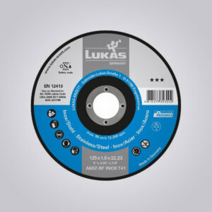 T42 CUTTING DISC FOR STAINLESS STEEL 125×2.5 MM DEPRESSED CENTRE | FOR ANGLE GRINDER | A30Z-BF