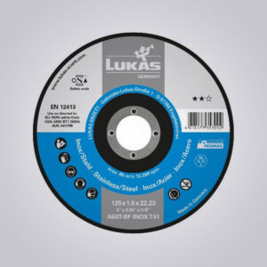 T42 CUTTING DISC FOR STAINLESS STEEL 230×1.9 MM DEPRESSED CENTRE | FOR ANGLE GRINDER | A46X-BF