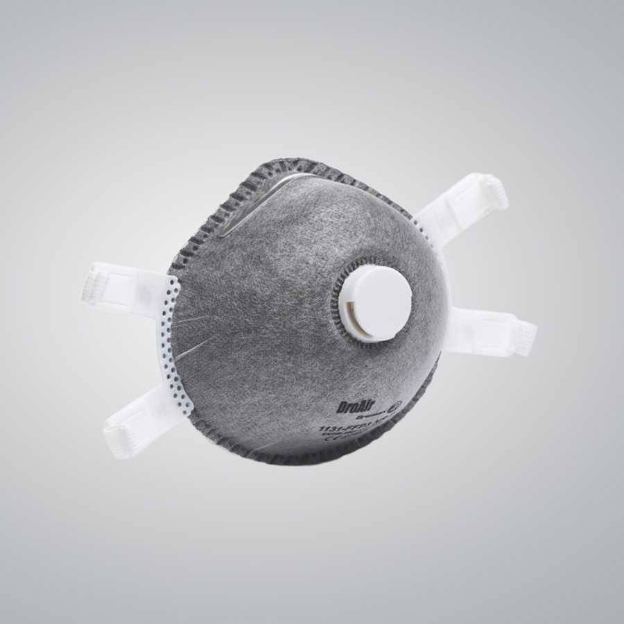 DISPOSABLE MOULDED ACTIVE CARBON FFP3 MASK