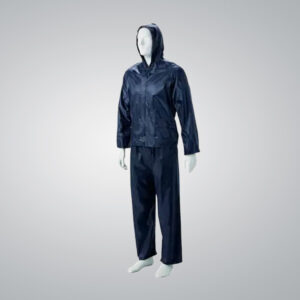 REFLECTIVE RUBBERISED RAIN SUIT NAVY