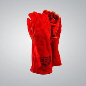 Weld Red Leather