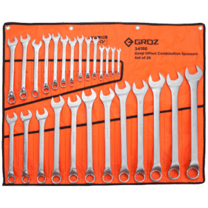 GRO3653 - GROZ SPANNER COMB.SET 6-32MM 26PC